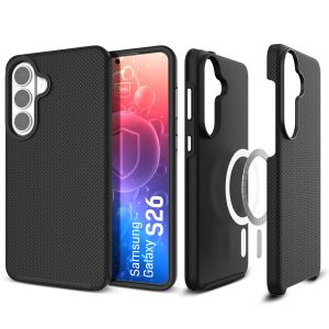 Armoured case with MagSafe for Samsung Galaxy S26 FE - 3mk HARDY® Shockproof MagCase™