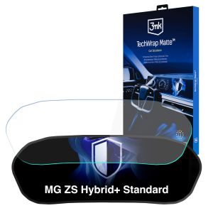 Matte protective film for the instrument cluster screen for MG ZS Hybrid+ Standard – 3mk TechWrap Matte Cluster™