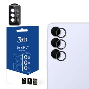 Tempered glass for the camera lens for Samsung Galaxy S25 FE - 3mk Lens Protection Pro Black