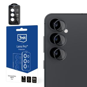 Tempered glass for the camera lens for Samsung Galaxy S25 - 3mk Lens Protection Pro Black