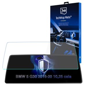 Matte screen protector for the navigation display for BMW 5 G30 2016-20 10,25" – 3mk TechWrap Matte™ Center Display