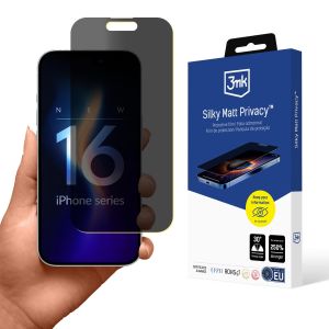 Privacy film for Apple iPhone 16 Pro - 3mk Silky Matt Privacy