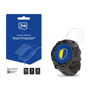 Protective glass for Garmin Instinct 3 50mm (Amoled, Solar) smartwatch screen - 3mk Watch Protection