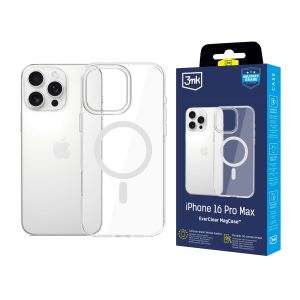 Pancerne etui z MagSafe na Apple iPhone 16 Pro Max - 3mk EverClear MagCase