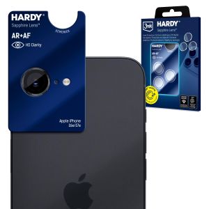Sapphire glass for lens Apple iPhone 16E/ iPhone 17E - 3mk HARDY® Sapphire Lens™