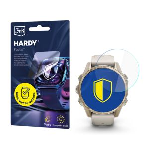 Hybrid glass for smartwatch Garmin Fenix 8 Amoled 43mm - 3mk HARDY® Fusion Watch Protection™