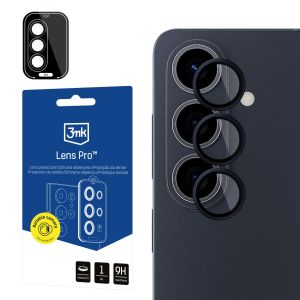 Tempered glass for the camera lens for Samsung Galaxy S26 - 3mk Lens Protection Pro Black
