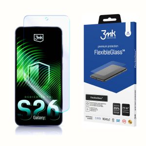 Shatterproof hybrid glass for Samsung Galaxy S26 - 3mk FlexibleGlass