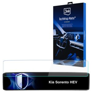 Matte screen protector for the navigation display for Kia Sorento HEV 2023- – 3mk TechWrap Matte™ Center Display