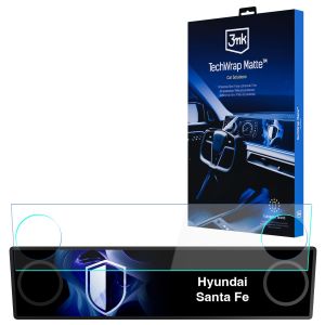 Matte screen protector for the navigation display for Hyundai Santa Fe 2024- – 3mk TechWrap Matte™ Center Display