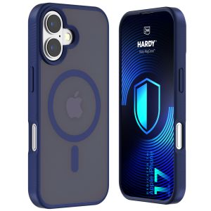 Smoked MagSafe case for Apple iPhone 17 – 3mk HARDY® Hazy MagCase™ Blue