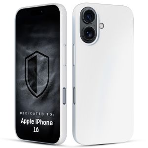 Silicone case with MagSafe for Apple iPhone 16 - 3mk HARDY® Mellow MagCase™ White