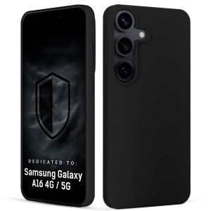 Silicone case for Samsung Galaxy A16 4G / 5G - 3mk HARDY® Mellow Case™ Black