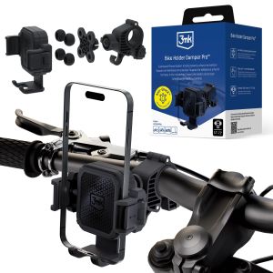 Damped phone holder for bike/MTB/motorcycle 3mk Bike Holder Damper Pro™