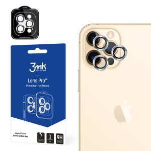 Tempered glass for the camera lens for Apple iPhone 12 Pro Max - 3mk Lens Protection Pro Silver