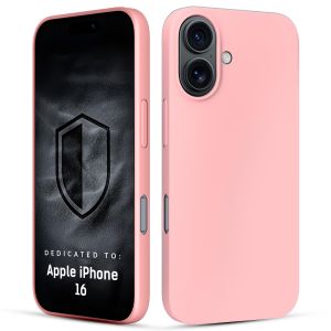 Silicone case with MagSafe for Apple iPhone 16 - 3mk HARDY® Mellow MagCase™ Pink