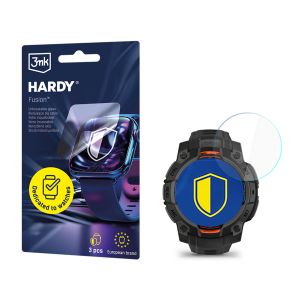 Hybrid glass for smartwatch Garmin Instinct 3 Tactical Edition 45mm (Solar) - 3mk HARDY® Fusion Watch Protection™