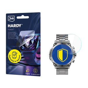 Hybrid glass for smartwatch Garett Atom - 3mk HARDY® Fusion Watch Protection™
