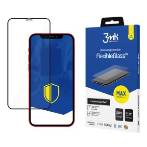Unbreakable hybrid glass for Apple iPhone 12 Pro Max - 3mk FlexibleGlass Max
