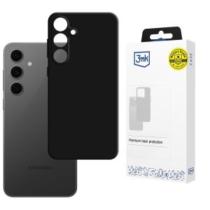 Silicone case for Samsung Galaxy S24 FE - 3mk HARDY® Mellow Case™ Black