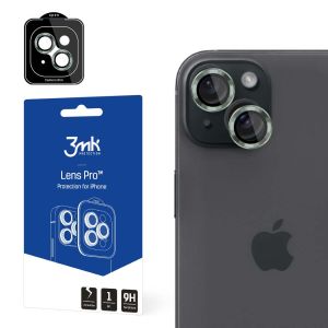Tempered glass for the camera lens for Apple iPhone 15 Plus - 3mk Lens Protection Pro Alpine Green