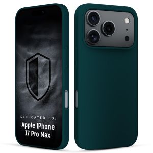 Silicone case for Apple iPhone 17 Pro Max - 3mk HARDY® Mellow Case™ Green