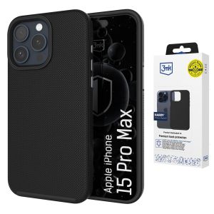 Armoured case with MagSafe for Apple iPhone 15 Pro Max - 3mk HARDY® Shockproof MagCase™