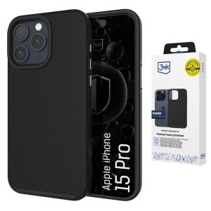 Armoured case with MagSafe for Apple iPhone 15 Pro - 3mk HARDY® Shockproof MagCase™