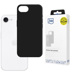 Silicone case for Apple iPhone 16E/ iPhone 17E - 3mk HARDY® Mellow Case™ Black