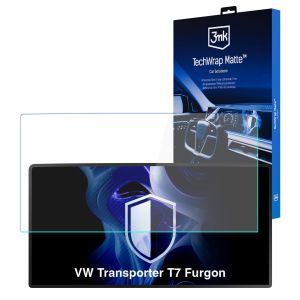 Matte screen protector for the navigation display for VW Transporter T7 Furgon 2024- – 3mk TechWrap Matte™ Center Display