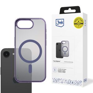 Case for Apple iPhone 16E/ iPhone 17E - 3mk Frosty MagCase Purple
