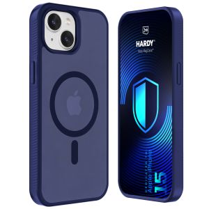 Smoked MagSafe case for Apple iPhone 15 – 3mk HARDY® Hazy MagCase™ Blue