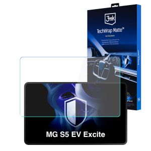 Matte screen protector for the navigation display for MG S5 EV Excite – 3mk TechWrap Matte™ Center Display