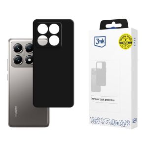 Silicone case for Xiaomi 14T Pro - 3mk HARDY® Mellow Case™ Black