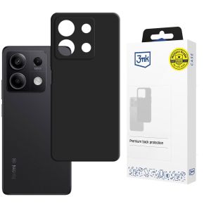 Silicone case for Redmi Note 13 5G - 3mk HARDY® Mellow Case™ Black