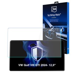 Matte screen protector for the navigation display for VW Golf VIII GTI 2024- 12,9" – 3mk TechWrap Matte™ Center Display