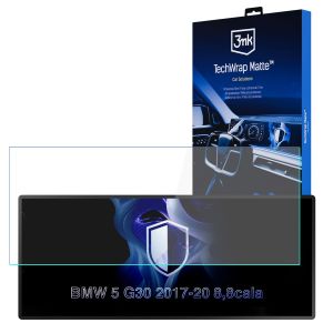 Matte screen protector for the navigation display for BMW 5 G30 2017-20 8,8" – 3mk TechWrap Matte™ Center Display