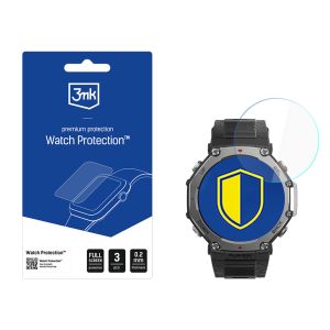 Protective glass for Amazfit T-Rex 3 smartwatch screen - 3mk Watch Protection