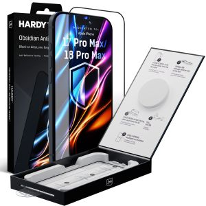 Szkło hartowane na Apple iPhone 17 Pro Max/ 18 Pro Max - 3mk HARDY® Obsidian Anti–Reflective Glass
