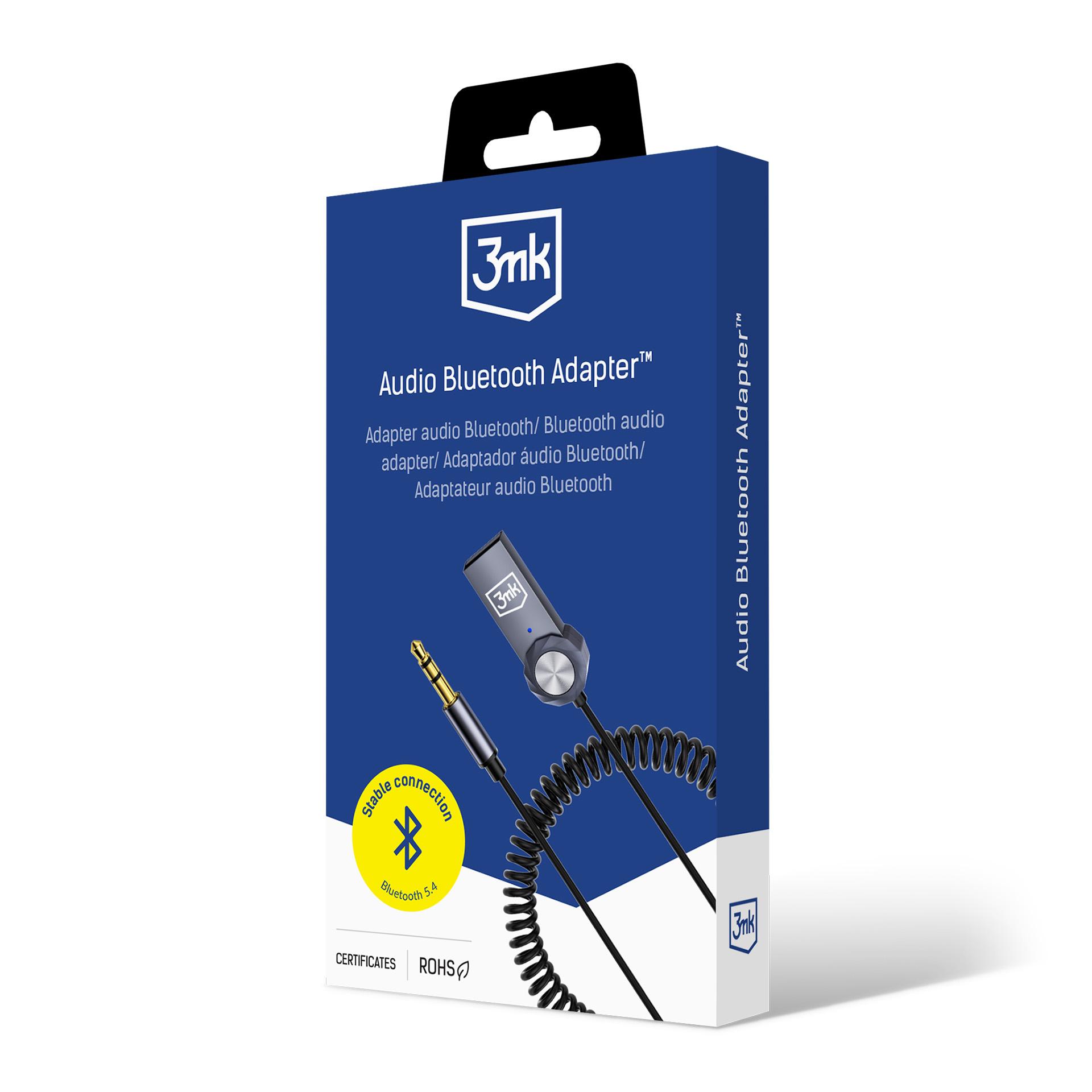TNB BTRJACK – Ricevitore Bluetooth 4.1 Con Jack Audio 3.5 Mm, Per Cuffie E Impianti Stereo, Compatto E Affidabile
