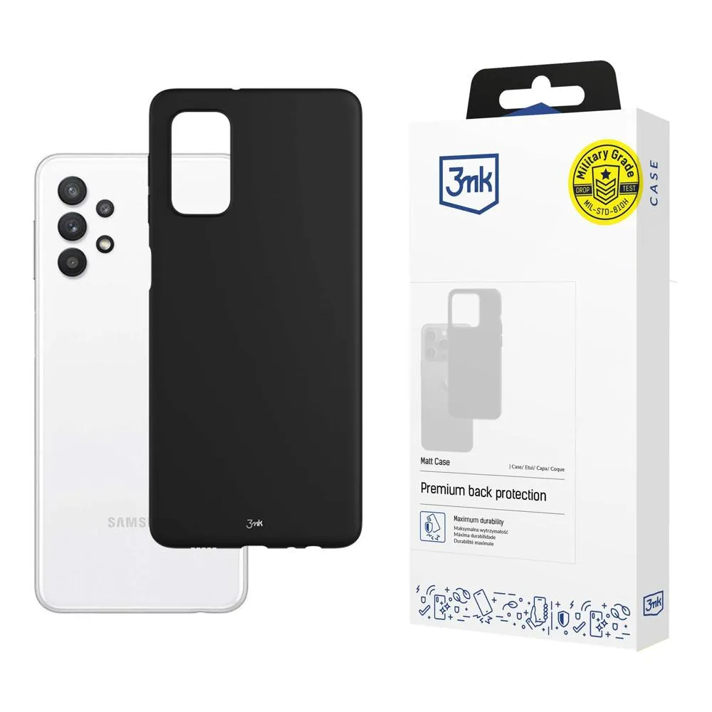 Case for Samsung Galaxy A32 4G - 3mk Matt Case Black