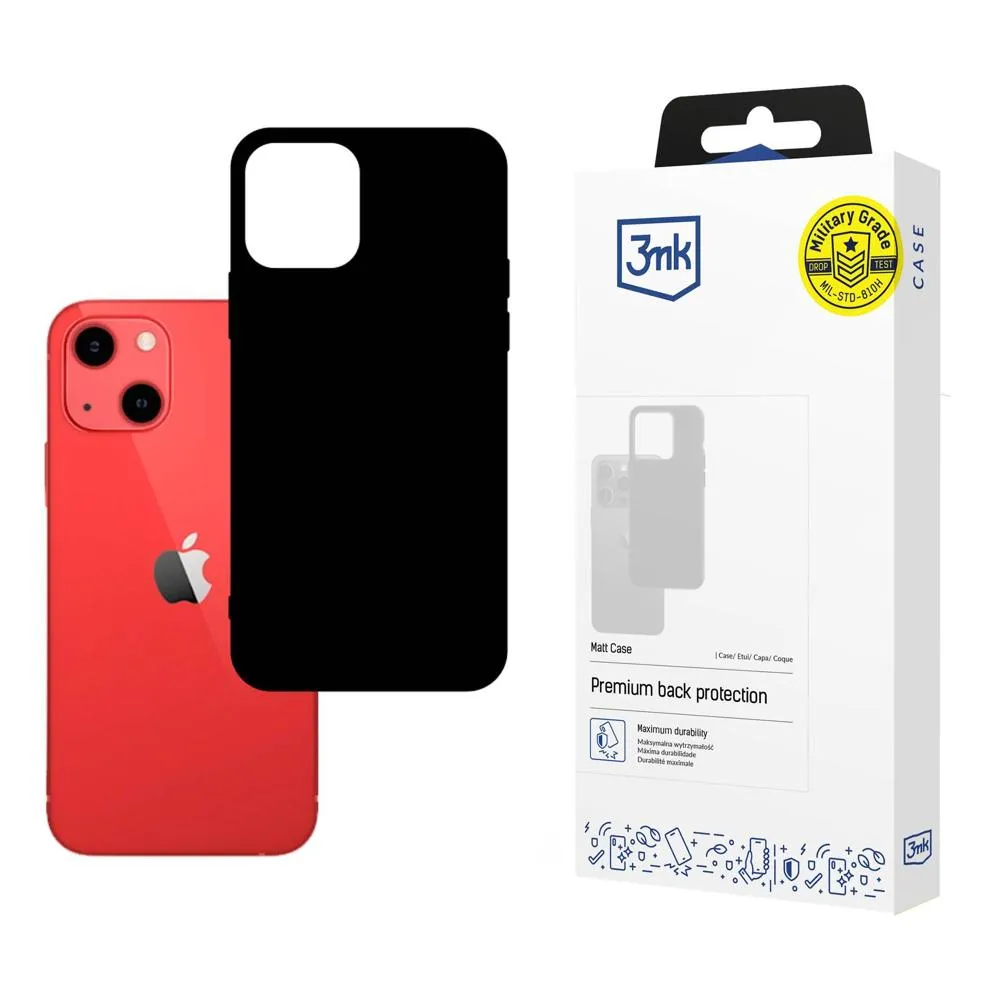 Case for Apple iPhone 13 Mini - 3mk Matt Case Black