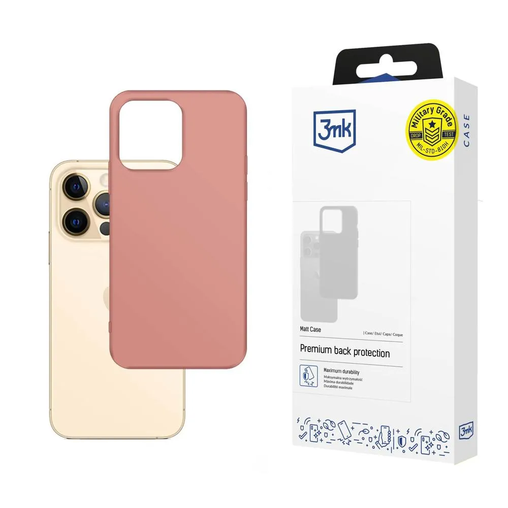 Case for Apple iPhone 13 Pro - 3mk Matt Case Lychee