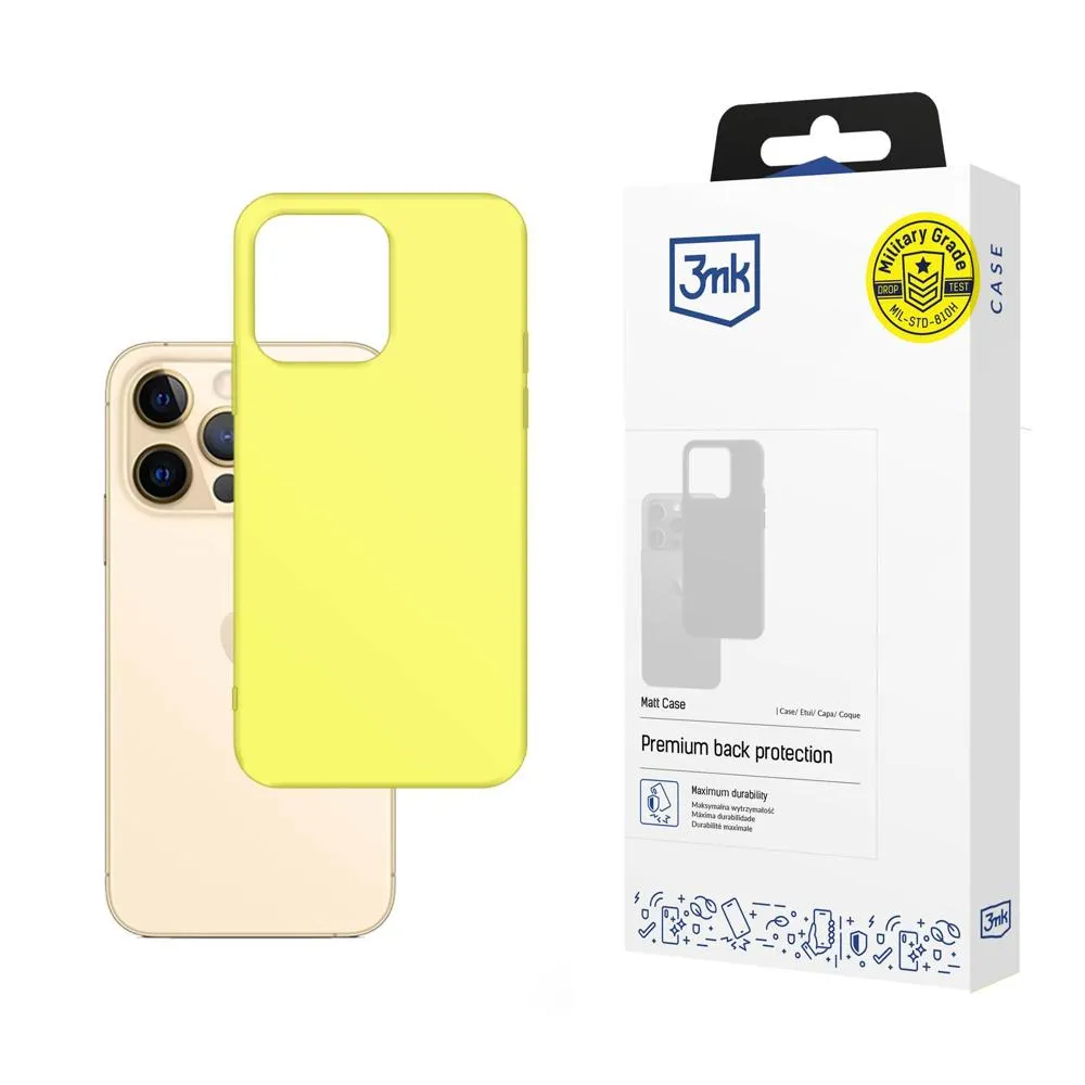 Case for Apple iPhone 13 Pro - 3mk Matt Case Lime