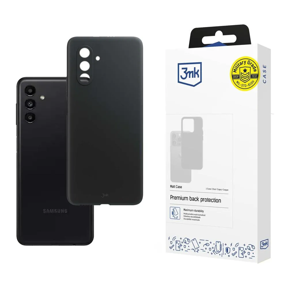 Case for Samsung Galaxy A13 5G - 3mk Matt Case Black