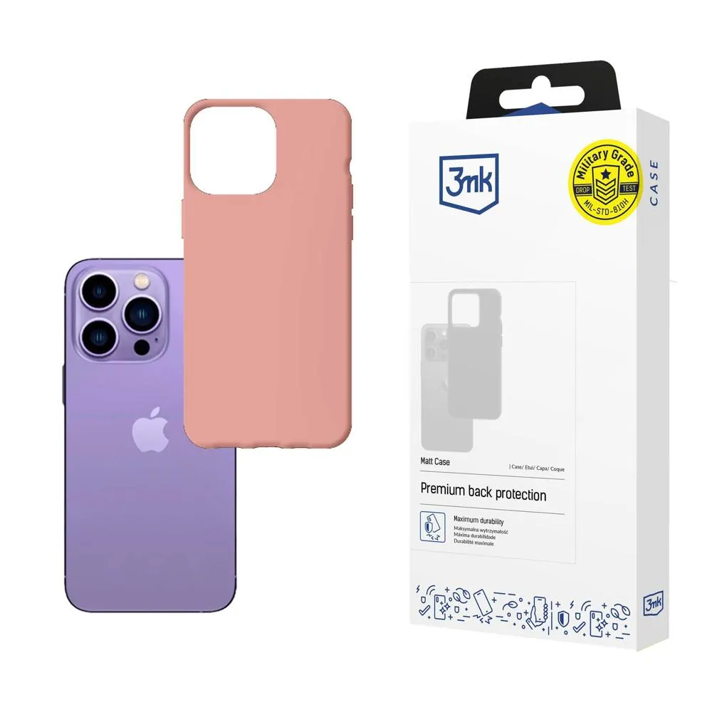 Case for Apple iPhone 14 Pro - 3mk Matt Case Lychee
