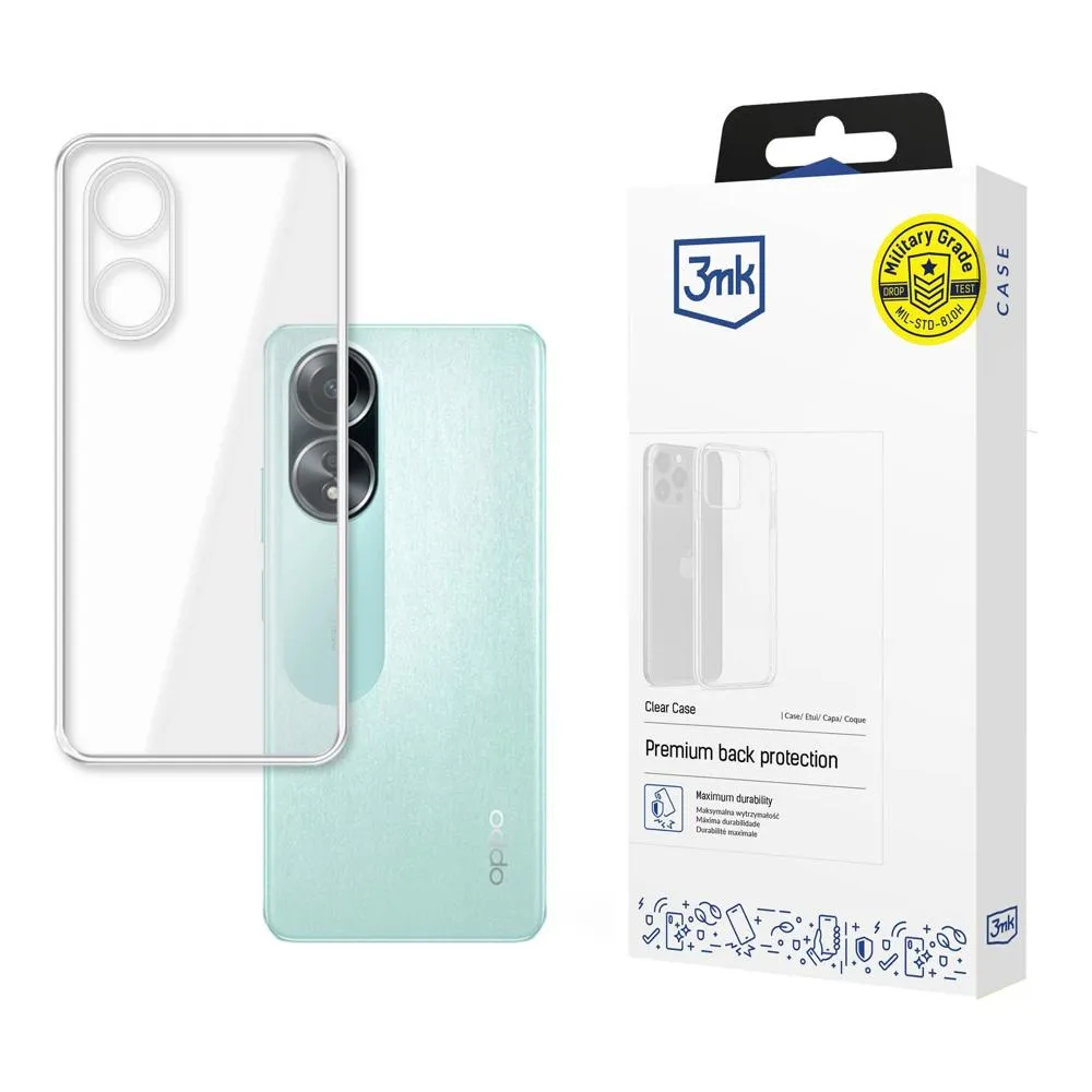 Case for Oppo A58 4G - 3mk Clear Case