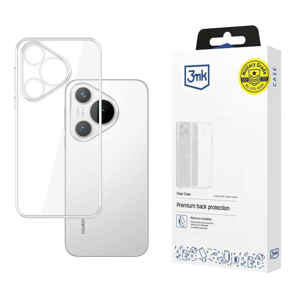 Case for Huawei Pura 70 - 3mk Clear Case