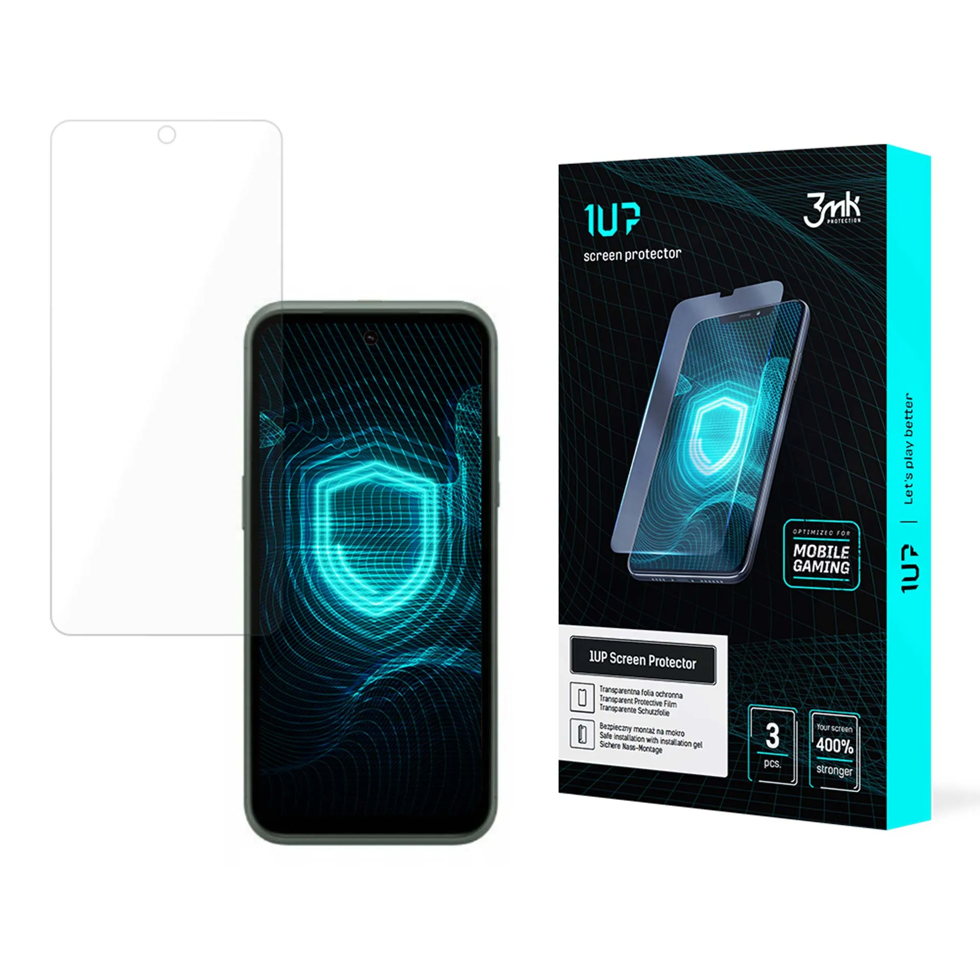 Protective film for HMD XR21 - 3mk 1UP screen protector (3 pieces)