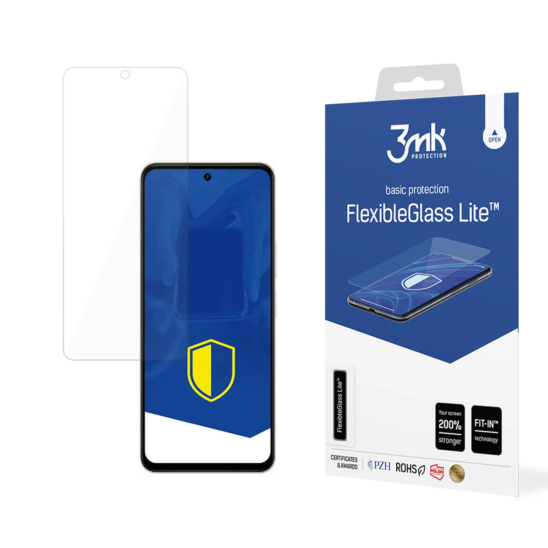 Unbreakable hybrid glass for Kruger & Matz Live 11 - 3mk FlexibleGlass Lite